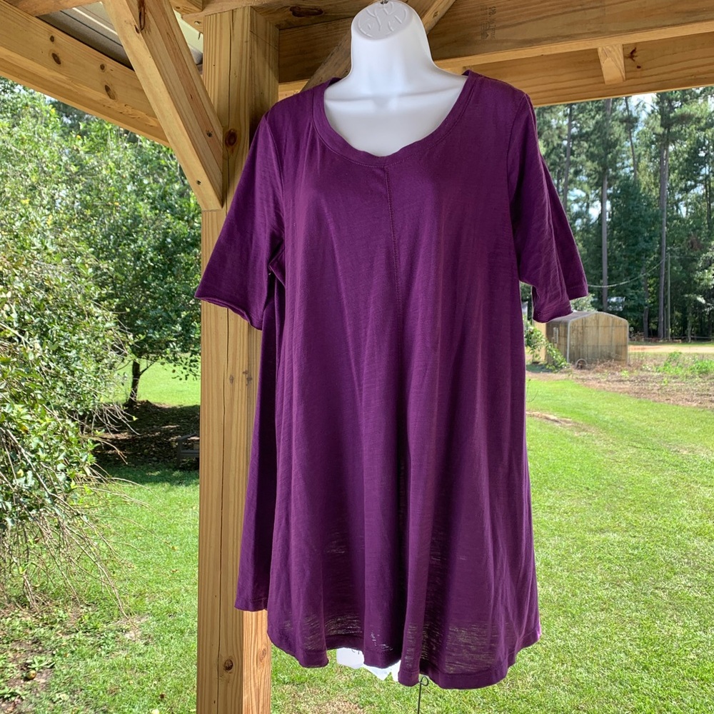 XL purple tunic